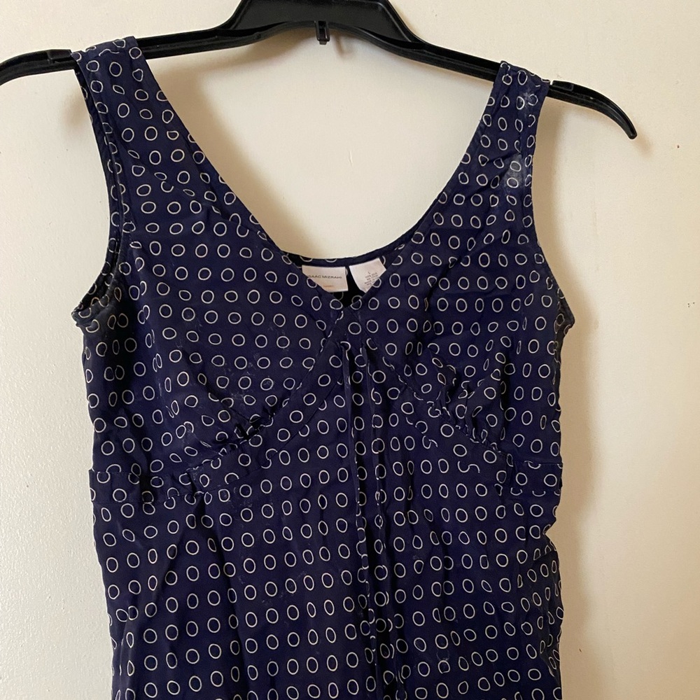 Blue White Circled Blouse